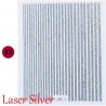 NAIL ART STICKER Laser Silver