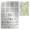 Moyra Stamping Plate 140 April + Gratis Try-on plate Sheet