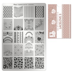STAMPING PLATE 96 LOVE LACE 3